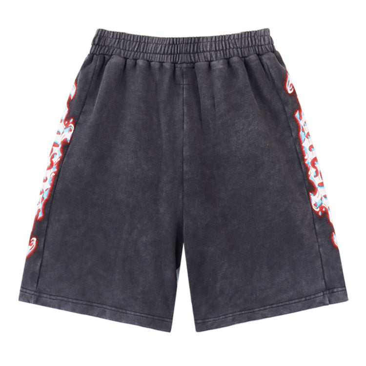 Godspeed Lettering Pattern Shorts #8770