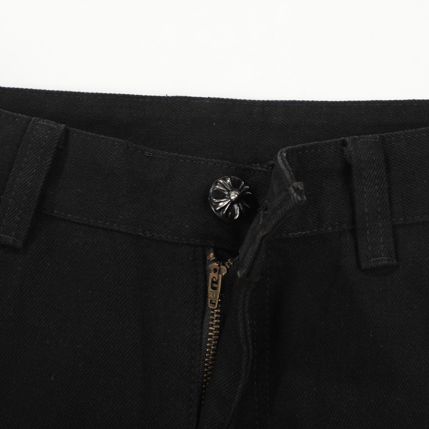 Chrome Hearts American street art cross with straight shaft Pants W10 