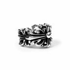 CHROME HEARTS DOUBLE FLORAL RING 1