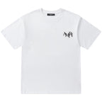 AMIRI Crystal Embellished Champagne Logo T-Shirts