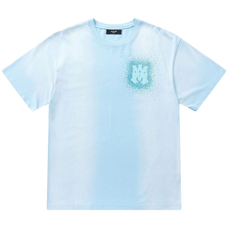 AMIRI Alphabet star embellished glitter print T-shirts 