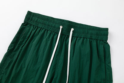 AMIRI Straight-Leg Mid-Length Logo-Print Swim Shorts