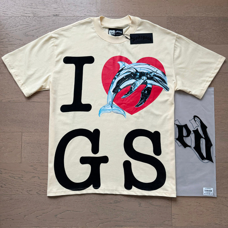 Godspeed Miami Dolphin T-Shirt Apricot