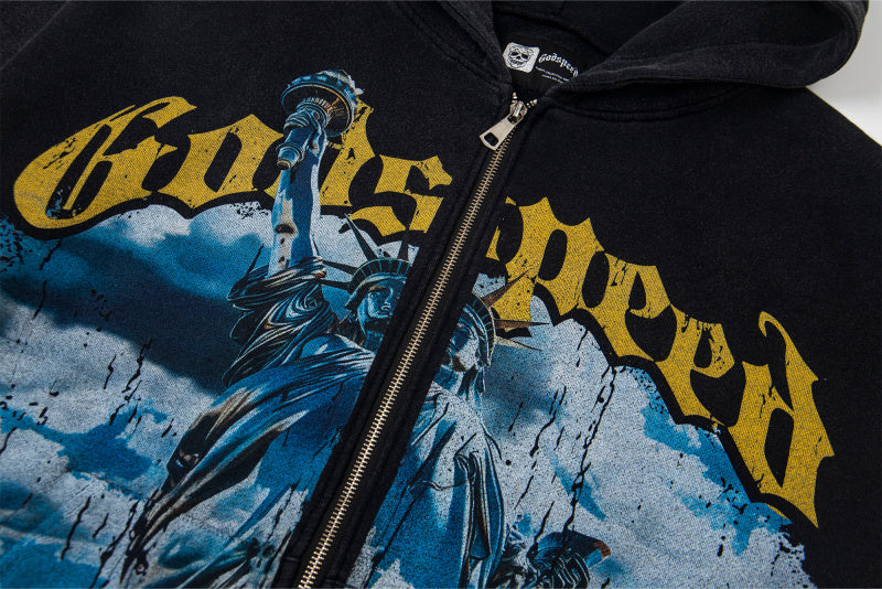 Godspeed Chrome Liberty Zip Hoodies