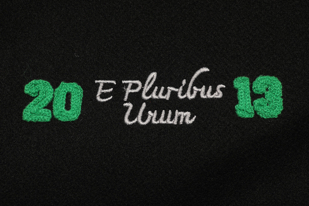 Godspeed Mens F.T.D Wool Varsity Jacket Black/blue