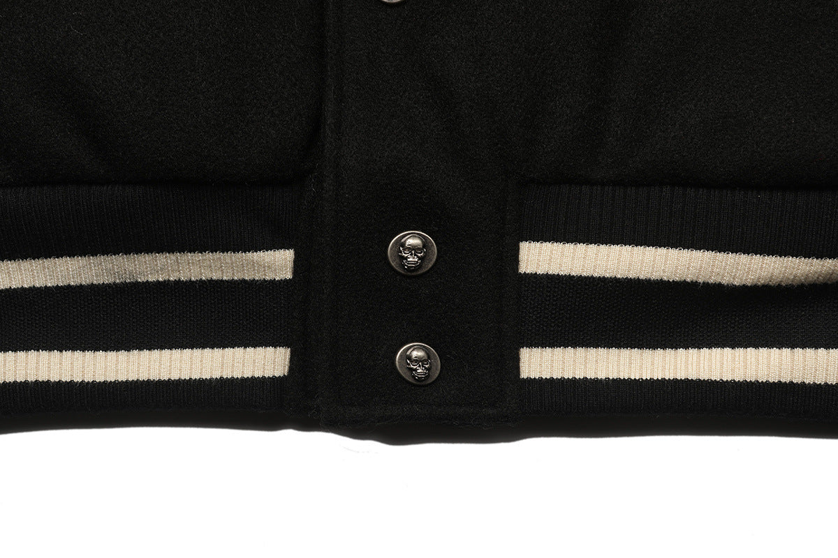 Godspeed Mankind Vs Ai Varsity Jacket Black/red