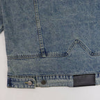 Godspeed Embroidered Letter Denim Jacket