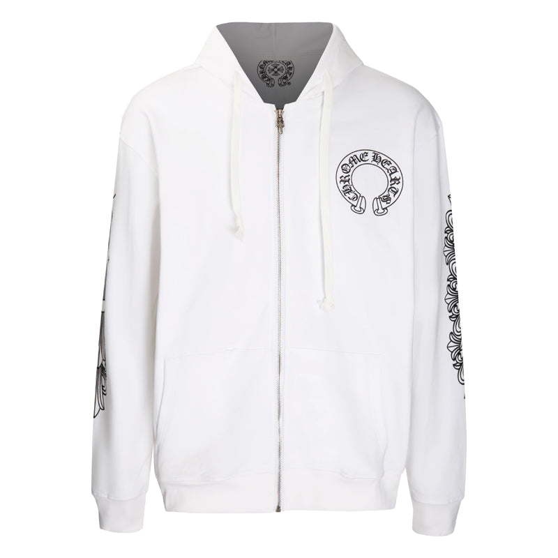 Chrome Hearts New Zip Up Hoodie -5001 