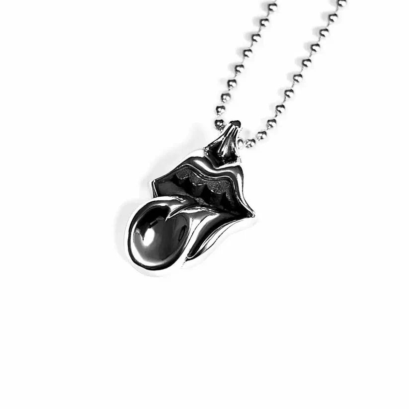 Chrome Hearts ROLLING STONES LIP &amp; TONGUE PENDANT