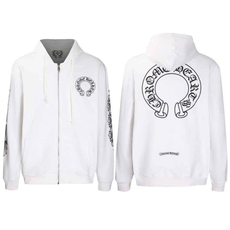 Chrome Hearts New Zip Up Hoodie -5001 