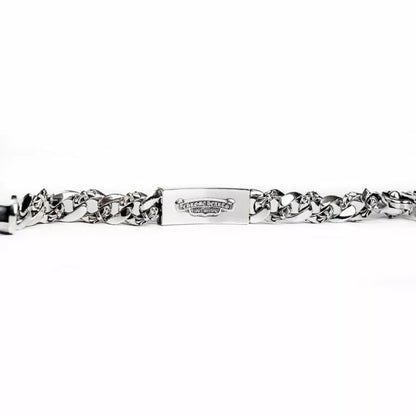 DAGGER ID FANCY LINK CLIP BRACELET 6