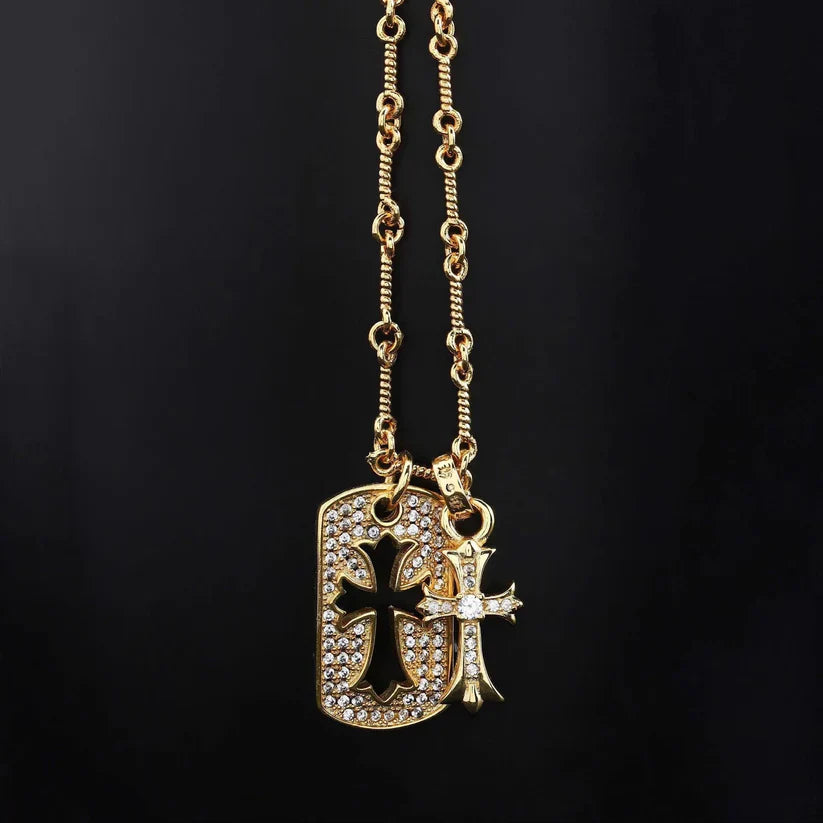 Chrome Hearts XS FILIGREE CROSS PENDANT WITH BAIL