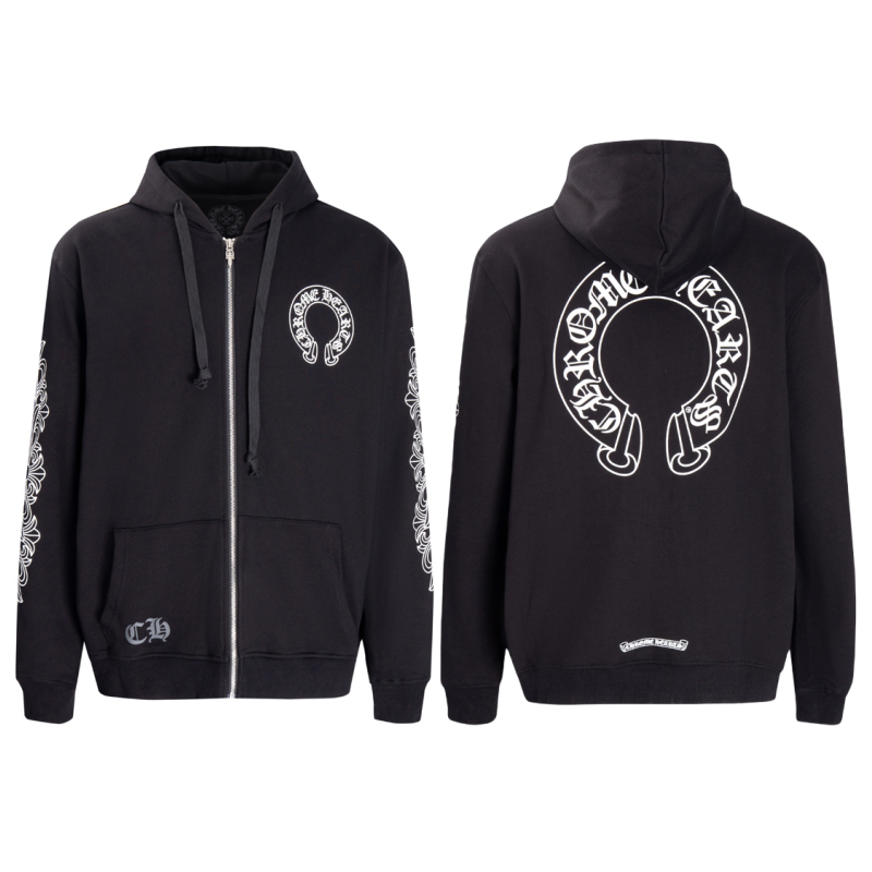 Chrome Hearts New Zip Up Hoodie -5001 