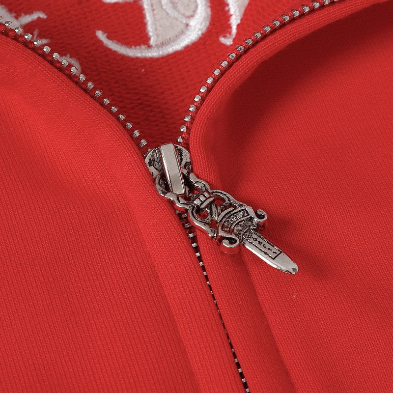 Chrome Hearts New Zip Up Hoodie 7019 