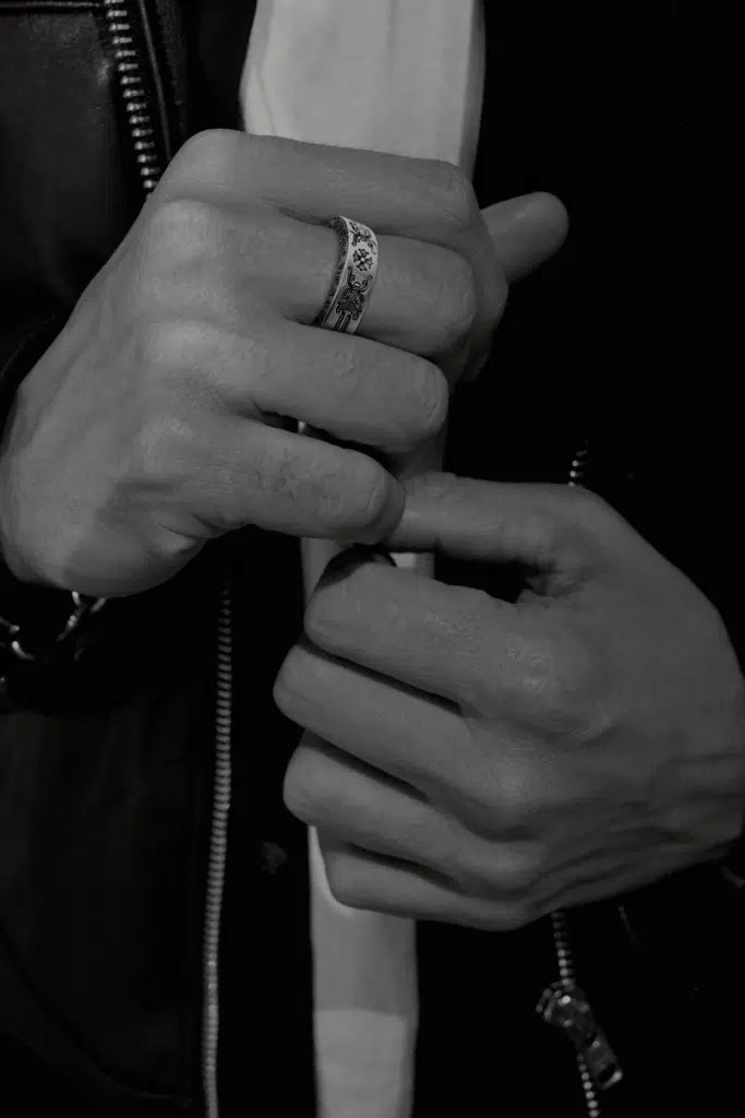 CHROME HEARTS DAGGER SPACER RING 6MM