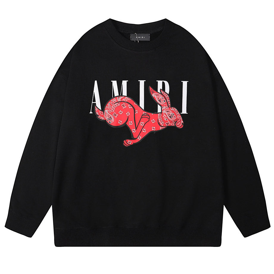 AMIRI Black Rabbit Sweatshirt 
