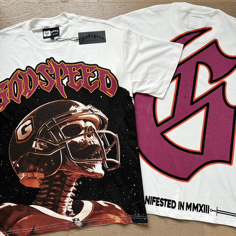 GODSPEED Skeleton Baseball Player T-shirt
