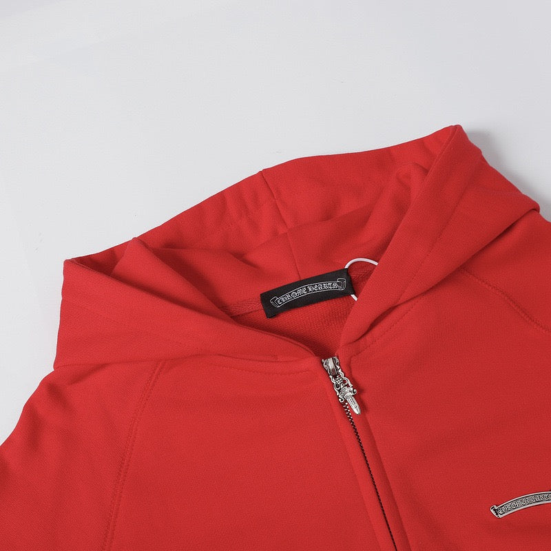 Chrome Hearts New Zip Up Hoodie 7019 