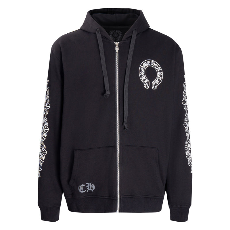 Chrome Hearts New Zip Up Hoodie -5001 