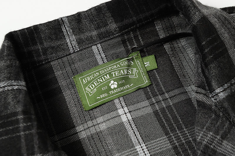 Denim Tears kapok Flower Pattern Long Sleeved Shirt