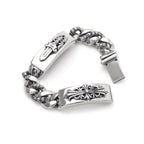 DOUBLE ID FANCY LINK BRACELET 8